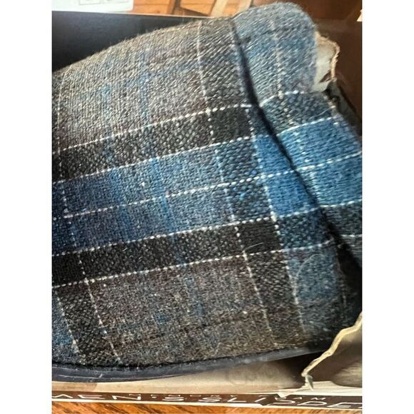 Memory Foam Men’s Plaid Slippers Sz XL (11-12) NIB - Picture 6 of 6